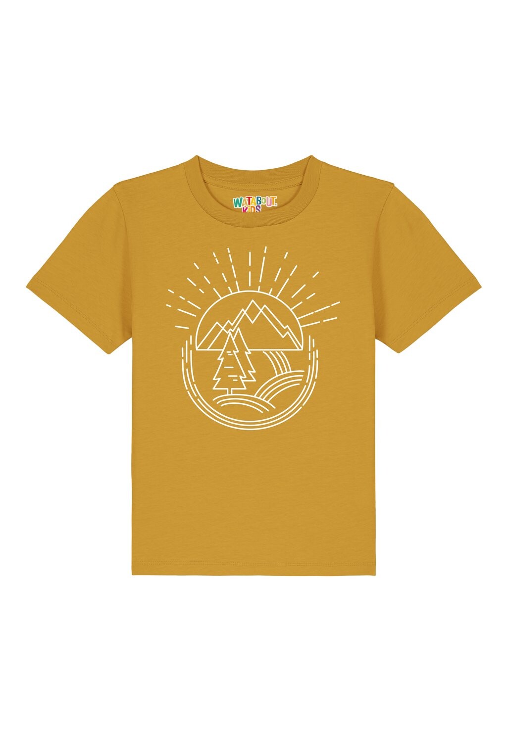 

Футболка с принтом NATUR IST SCHÖN Watapparel, цвет ochre