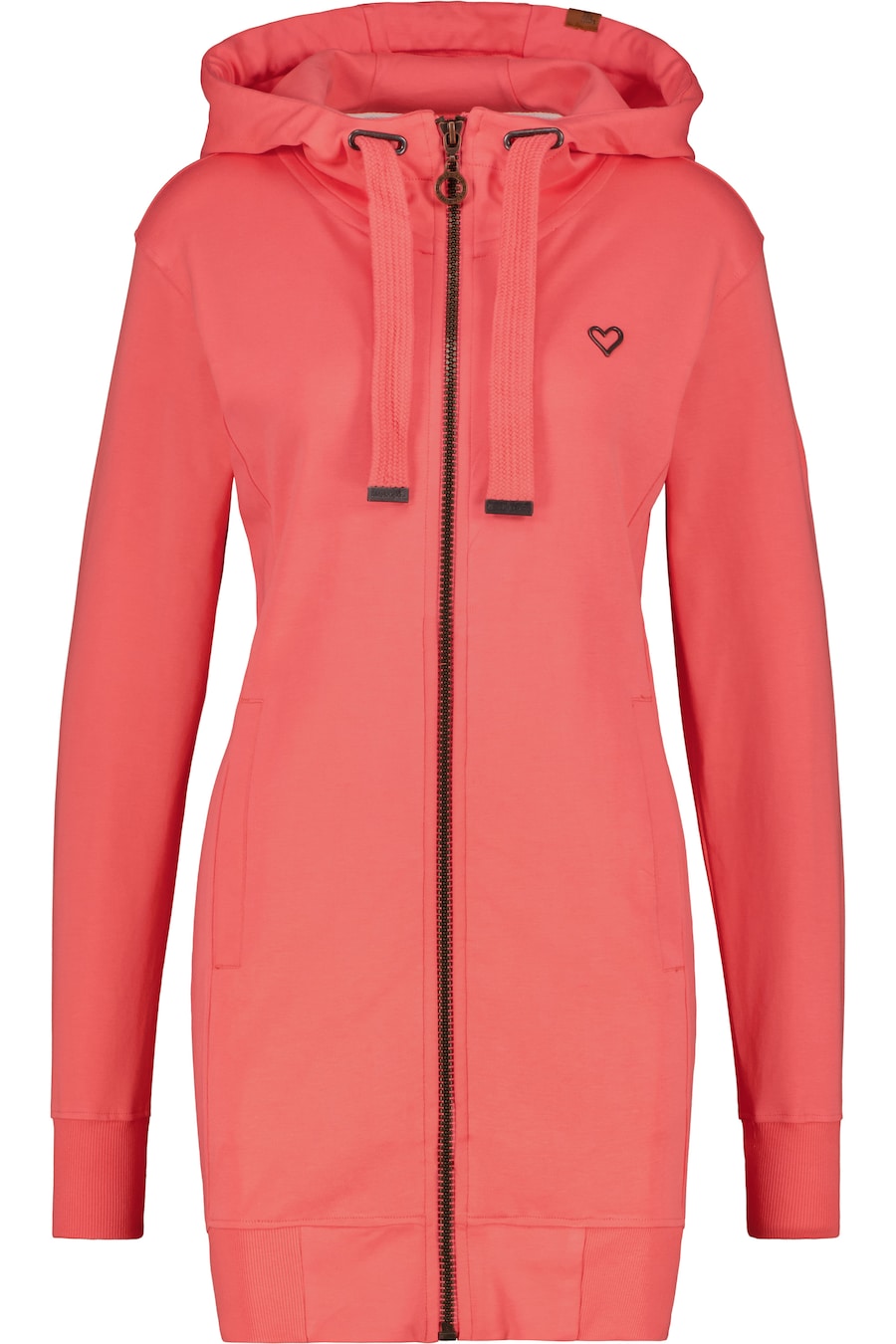 

Толстовка с капюшоном на молнии Alife and Kickin JasinaAK, розовый