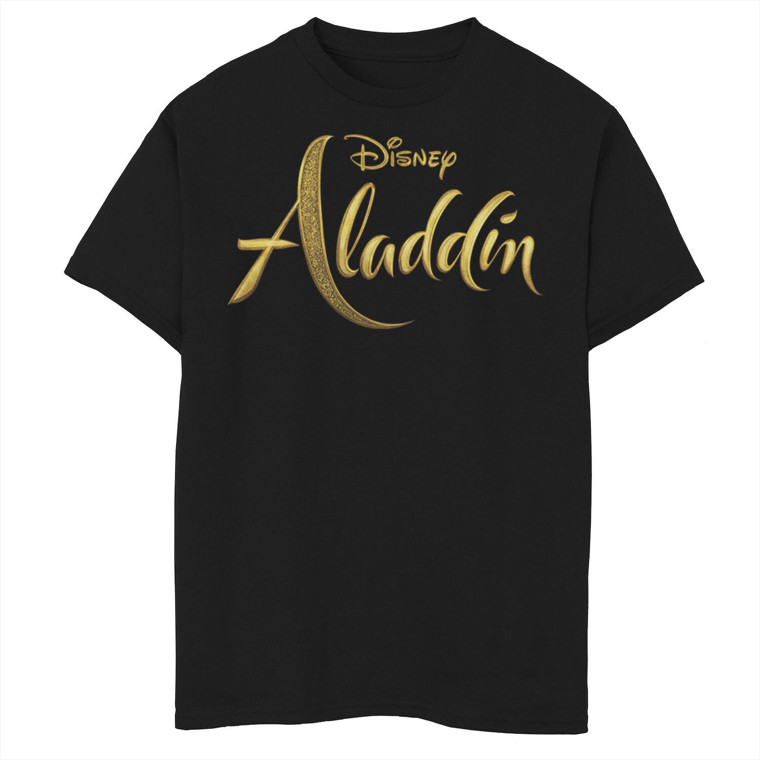 

Футболка с логотипом Disney's Aladdin для мальчиков 8–20 лет Disney, черный
