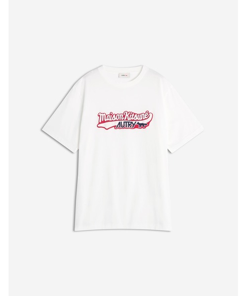 

Футболка коллаборационная Maison Kitsune x AUTRY VARSITY, белая