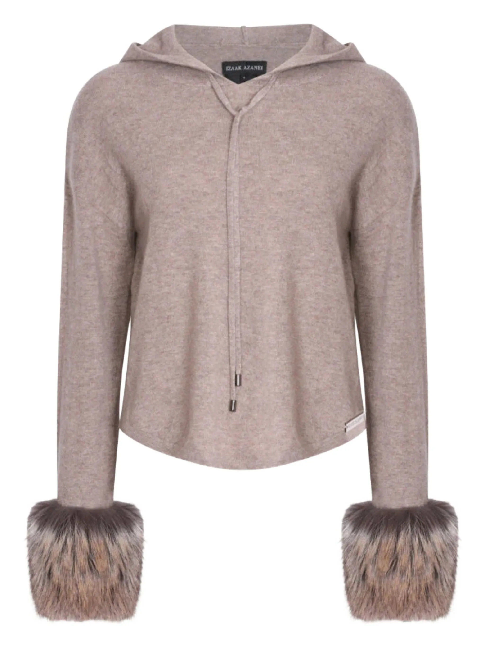 

Свитер из смесовой шерсти мериноса Izaak Azanei, бежевый