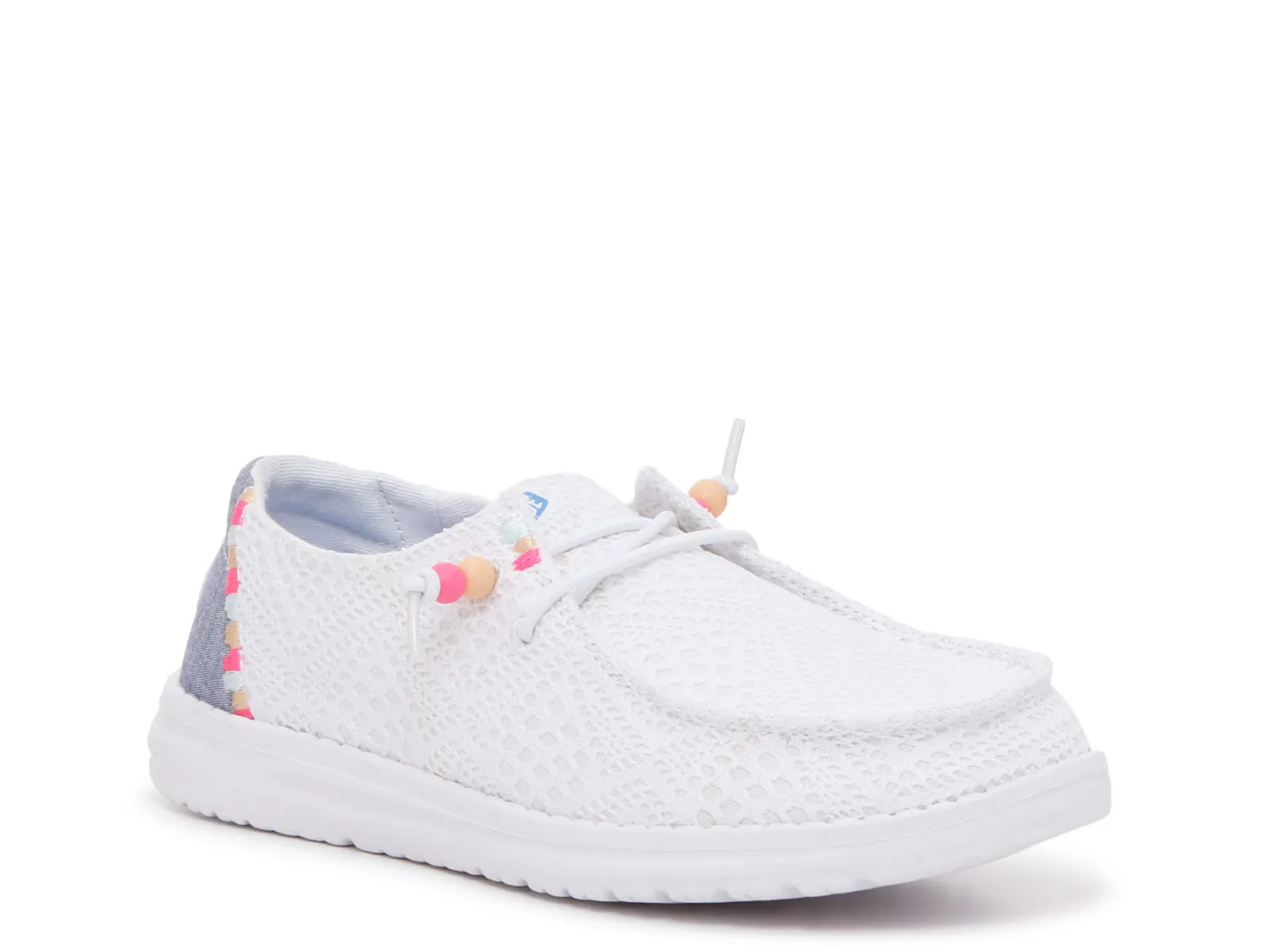 

Кроссовки Wendy Crochet Slip-On Sneaker Heydude, белый/синий