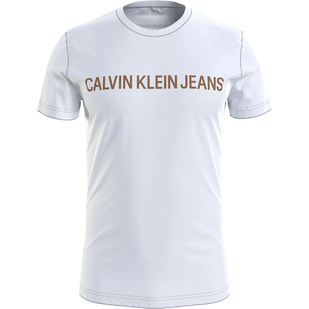 

Футболка Calvin Klein Jeans Institutional Logo Slim, белый