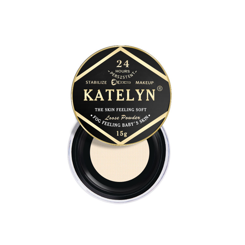 

Пудра для лица бархатистая рассыпчатая матовая без переноса KATELYN