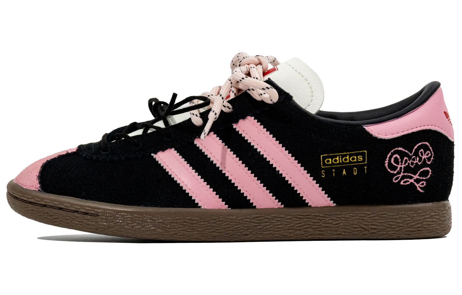 

Adidas Originals Городские устойчивые к истиранию низкие скейтбордские кроссовки унисекс черно-розовые, цвет Black Pink