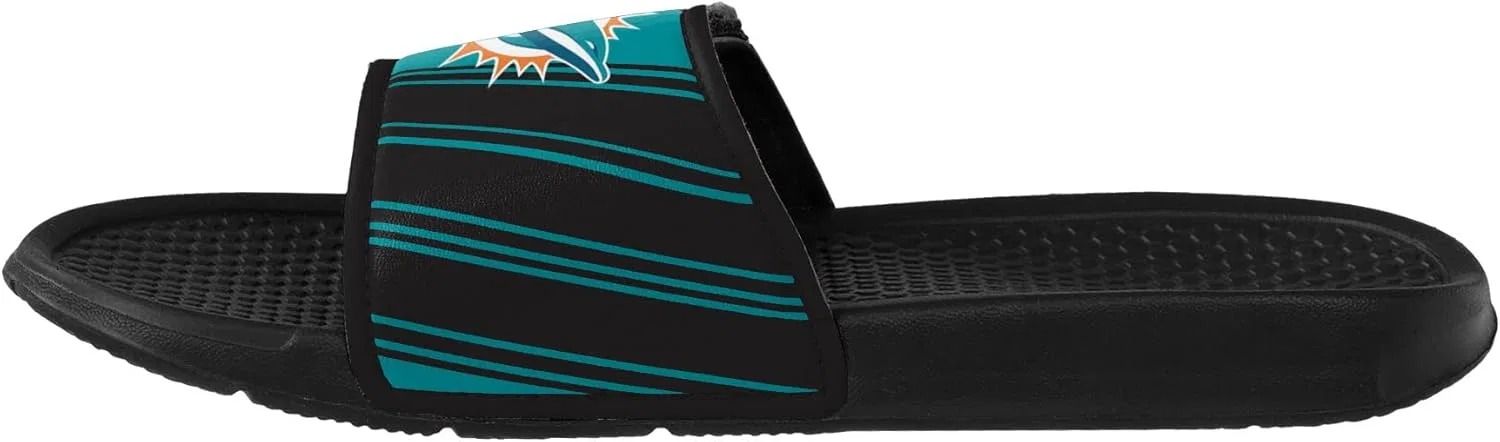 Мужские спортивные тапочки FOCO Legacy Velcro Sport Slide New York Giants Legacy Sport с застежкой-липучкой - размер Large, Atlanta Falcons — фото 4