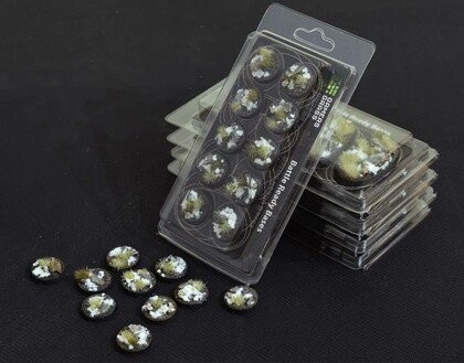 

Gamers Grass: Подставки круглые - зима 25мм (10 шт.) Inna marka