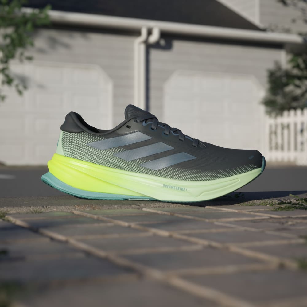 Кроссовки Adidas Supernova Rise 2 Running Shoes, цвет Aurora Ink/Preloved Ink/Semi Green Spark — фото 2
