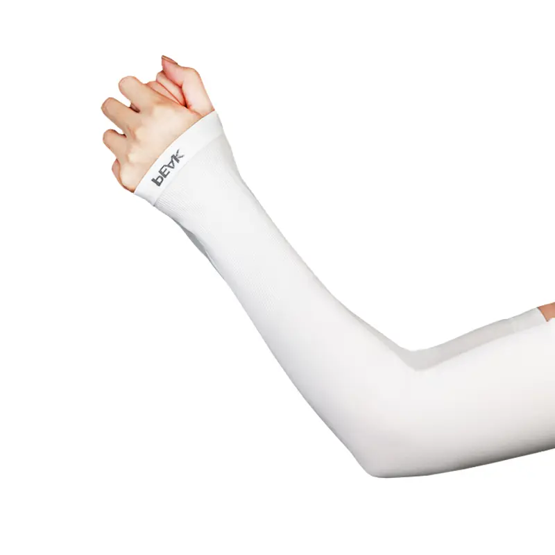 

Пиковые ледяные рукава Солнцезащитный крем Мужские и женские рукава из ледяного шелка Лето Вождение Велоспорт Спорт Рыбалка Защита от солнца Рука Белый Peak