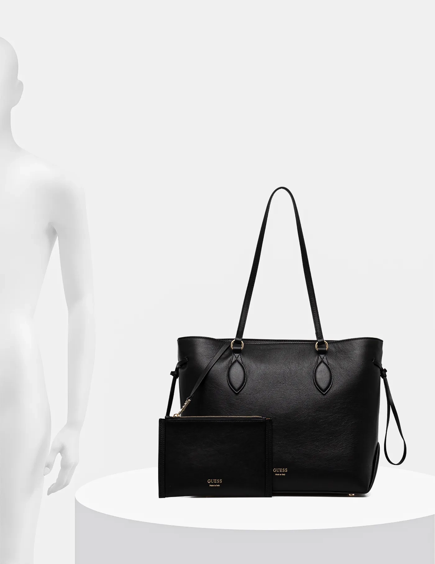 

ФЛОРЕНЦИЯ кожаная сумочка Guess, черный