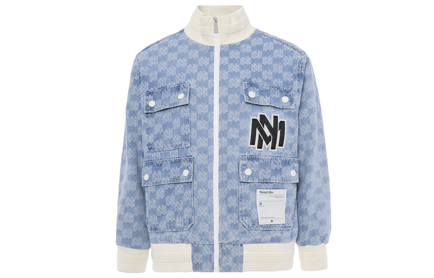 

Джинсовая куртка унисекс Lake Blue Mitchell Ness