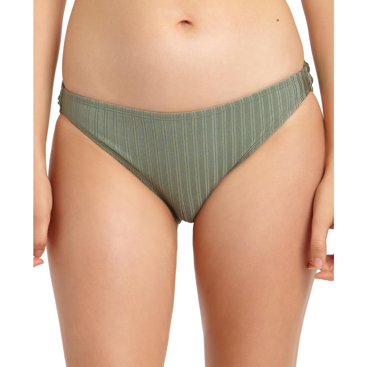 

Женские плавки-хипстеры в рубчик, раздельные California Waves, цвет sage