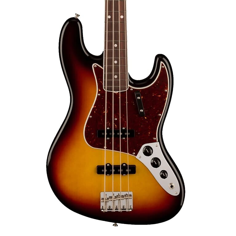 

Басс гитара Fender American Vintage II 1966 Jazz Bass Rosewood Fingerboard 3-Color Sunburst Bass With Case