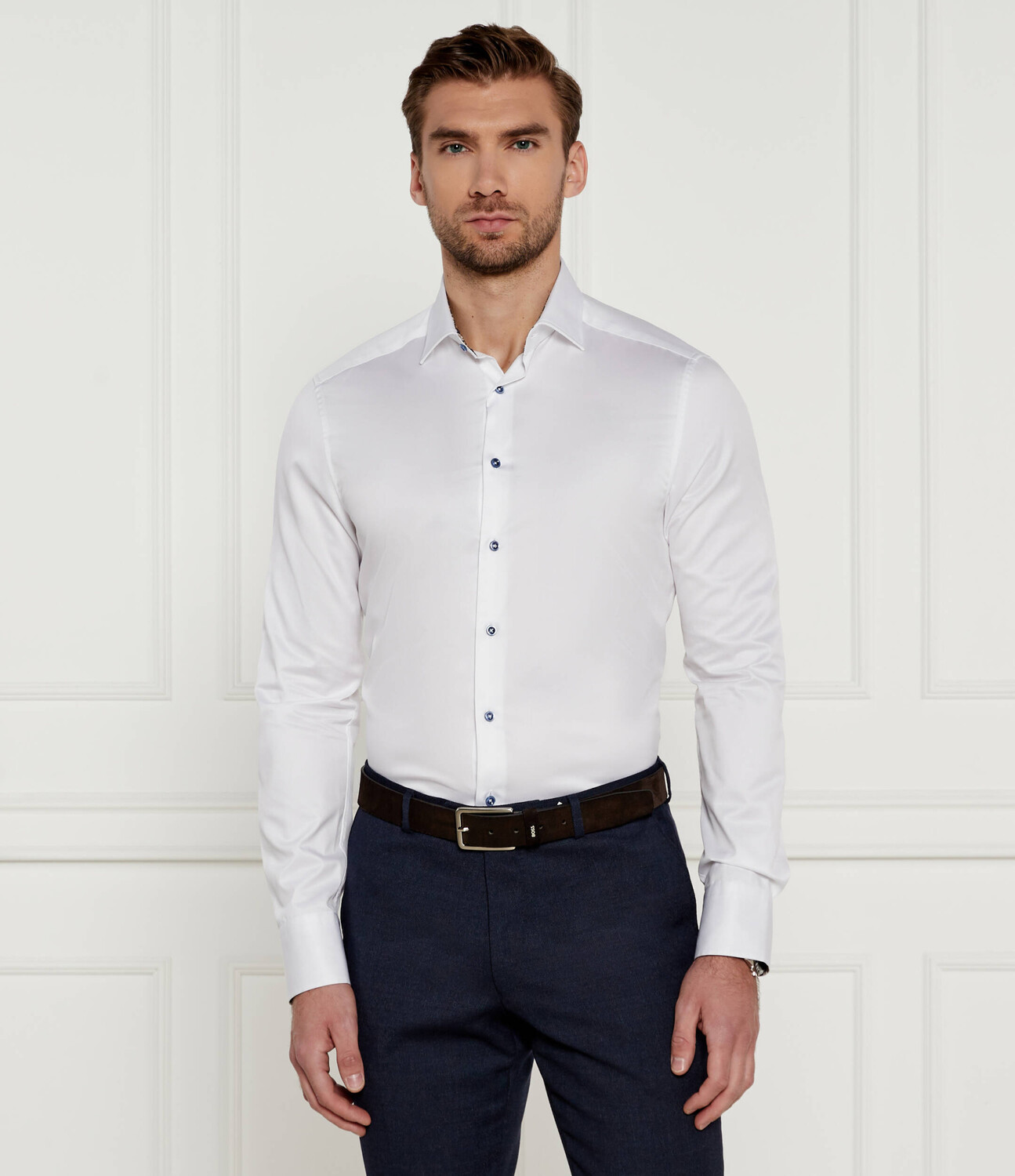 

Рубашка Stenströms Slim Fit, белый