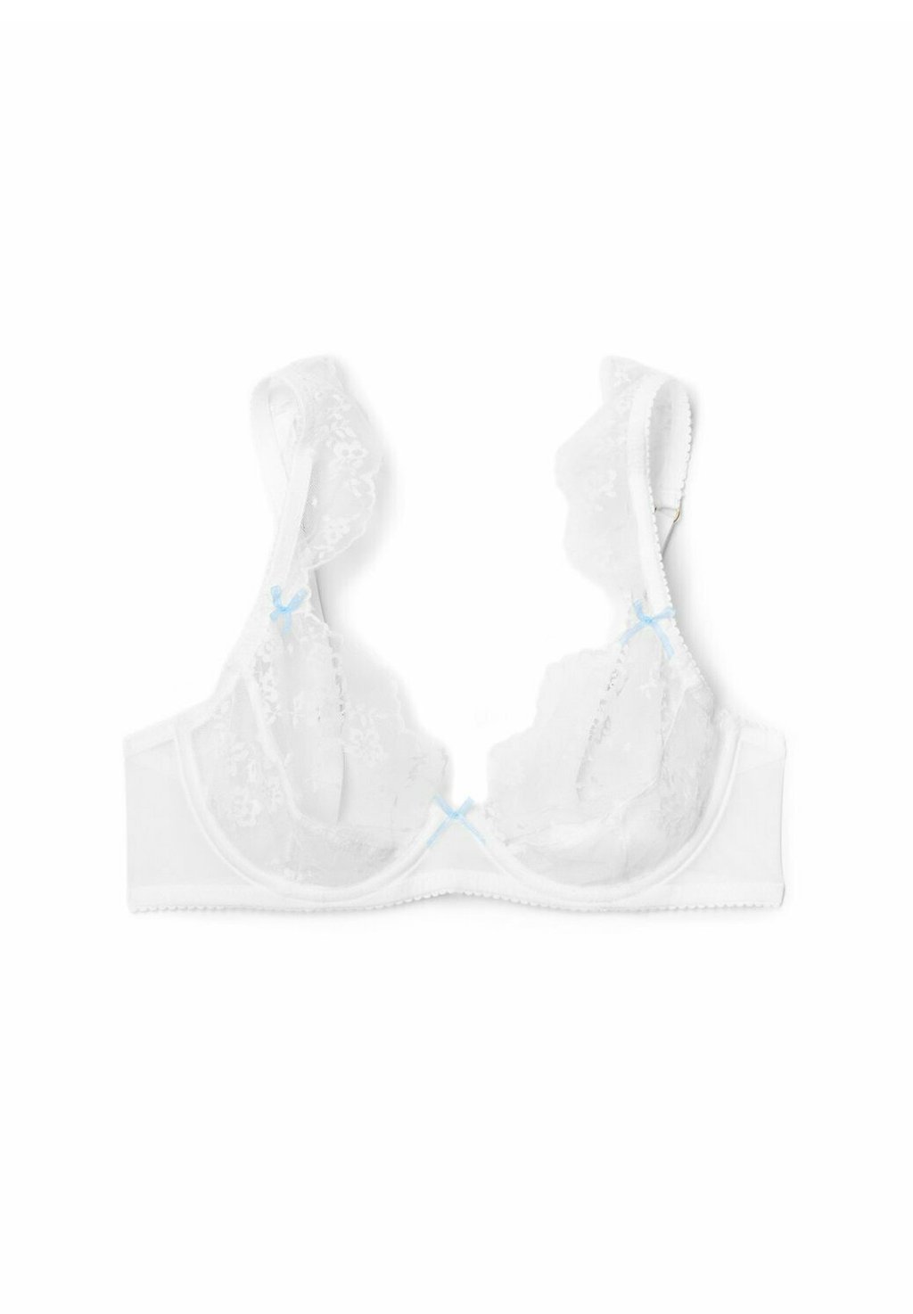 

Бюстгальтер на косточках CLERA UNLINED PLUS DEMI BRA JET BLACK Adore Me, белый