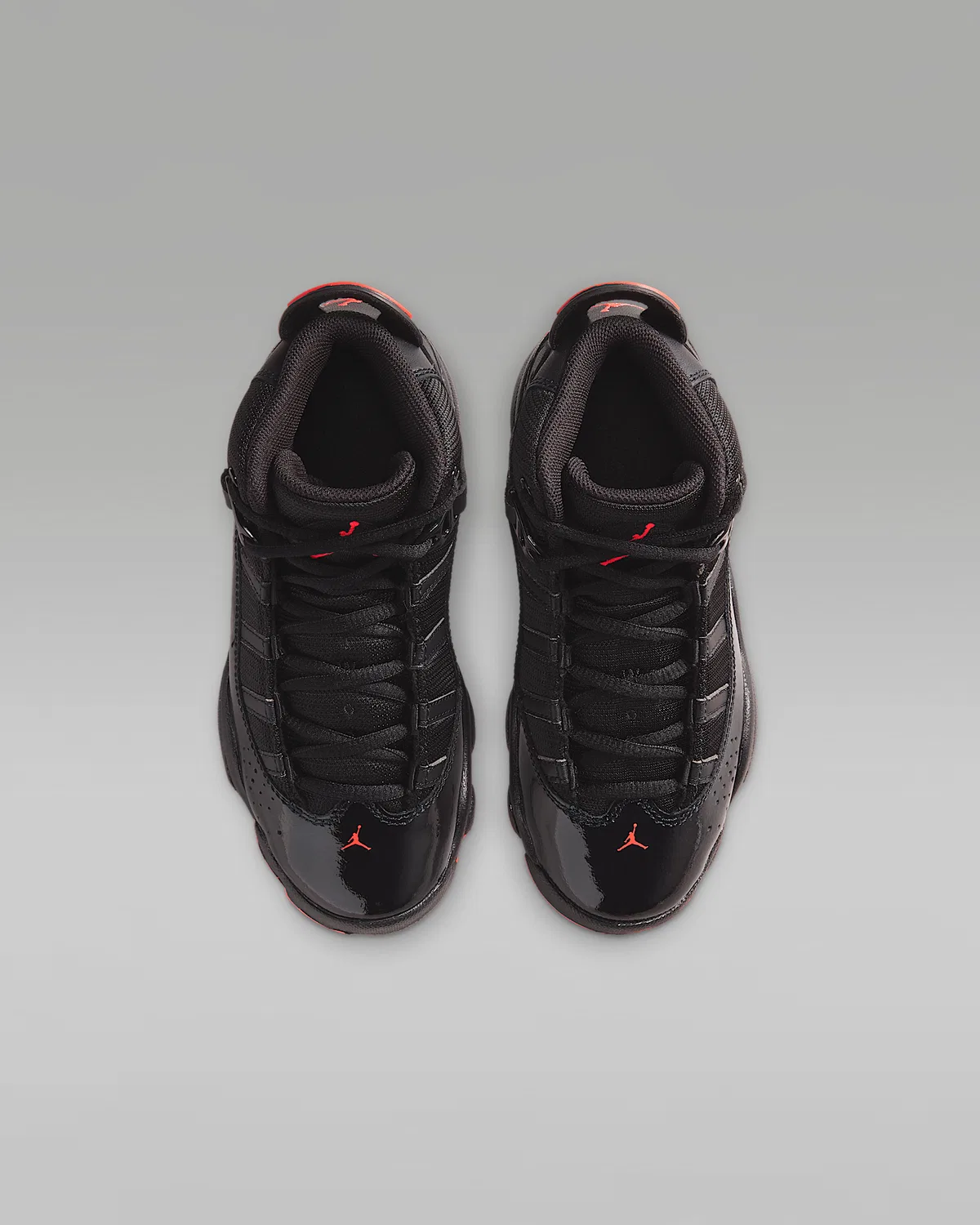 Детские кроссовки Jordan 6 Rings, Black/Black/Infrared 23 — фото 4