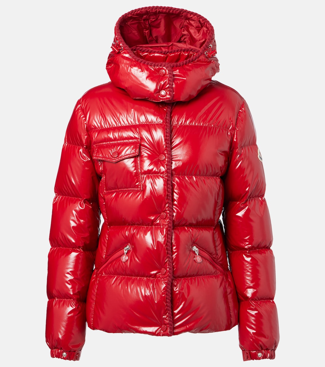 

Пуховик Glarey Moncler, красный
