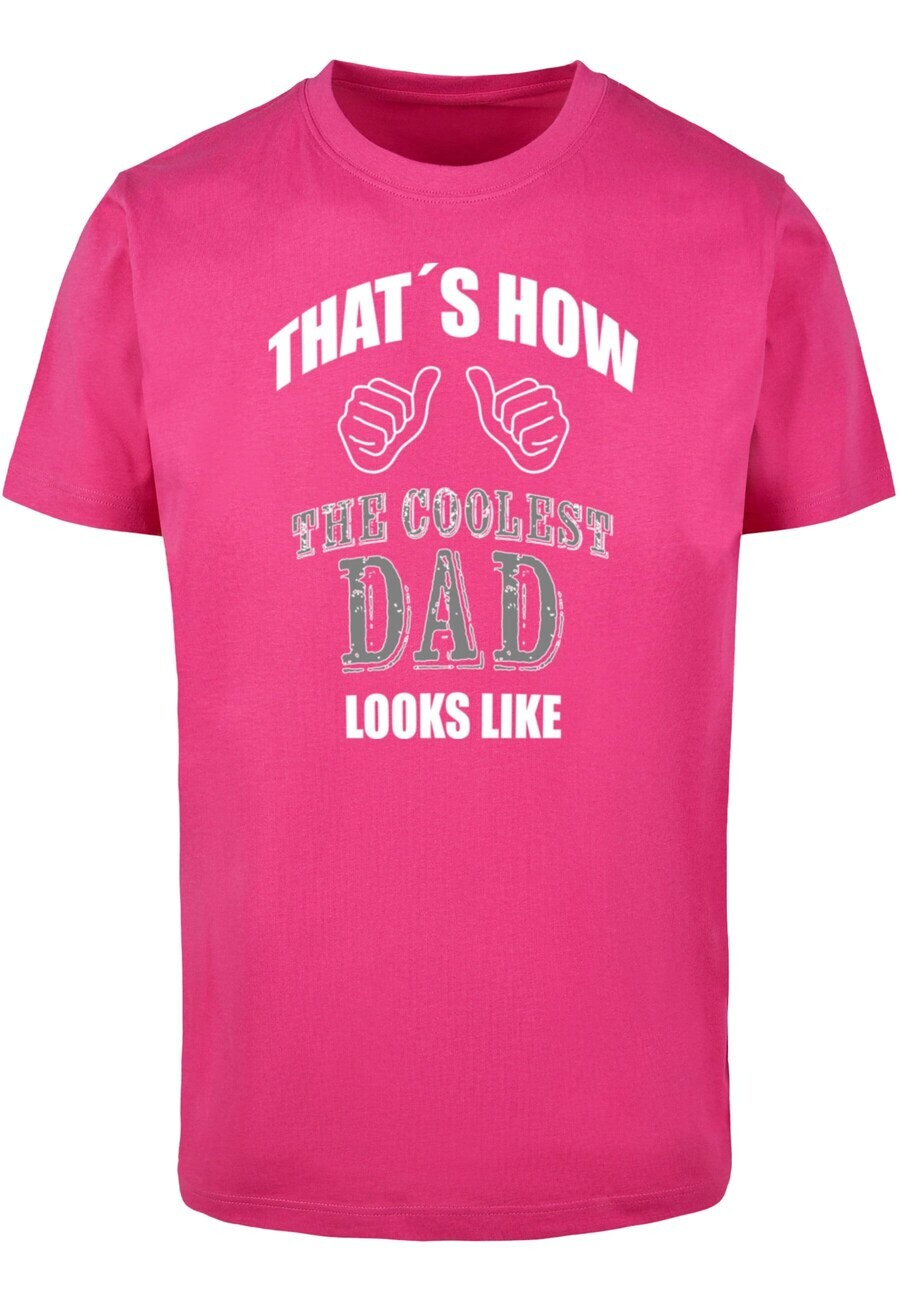 

Футболка Merchcode COOLEST DAD, розовый