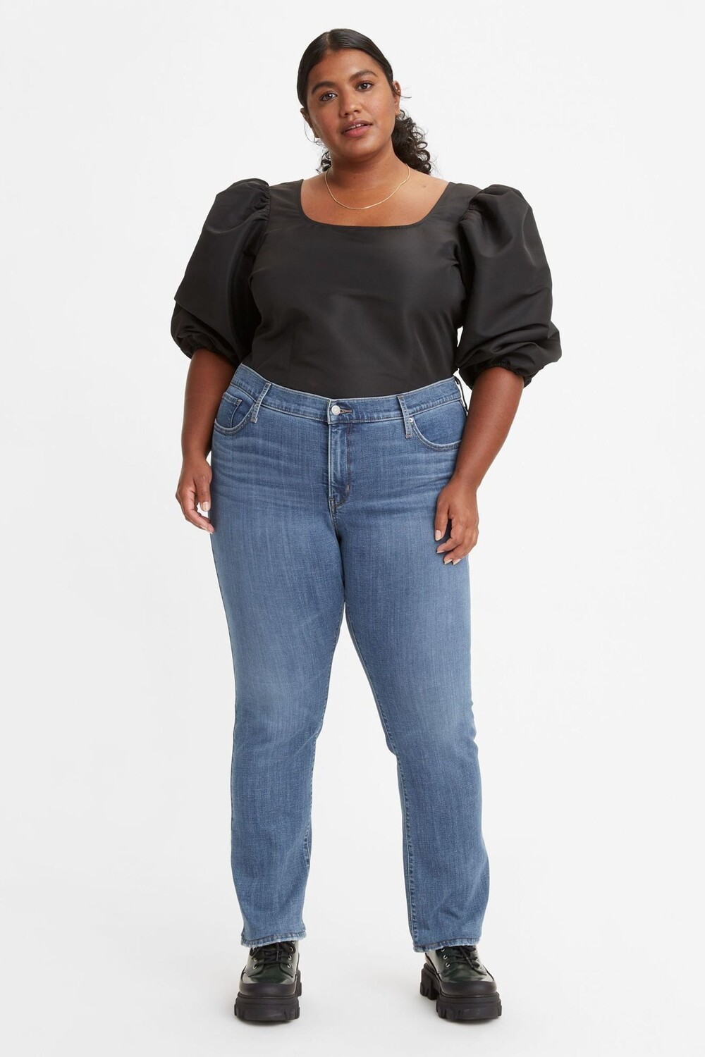 

Джинсы 314 Curve прямого кроя моделирующие фигуру Levi'S, серый