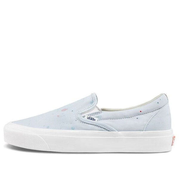 

Кроссовки geoff mcfetridge x vault og lx slip-on shoes white Vans, белый