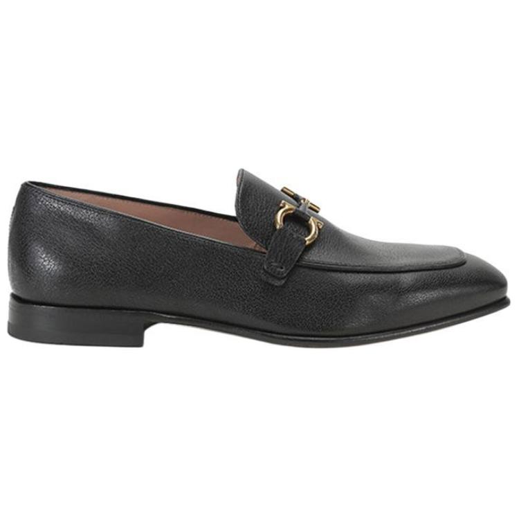 Ferragamo GANCINI лоферы мужские черные — фото 3