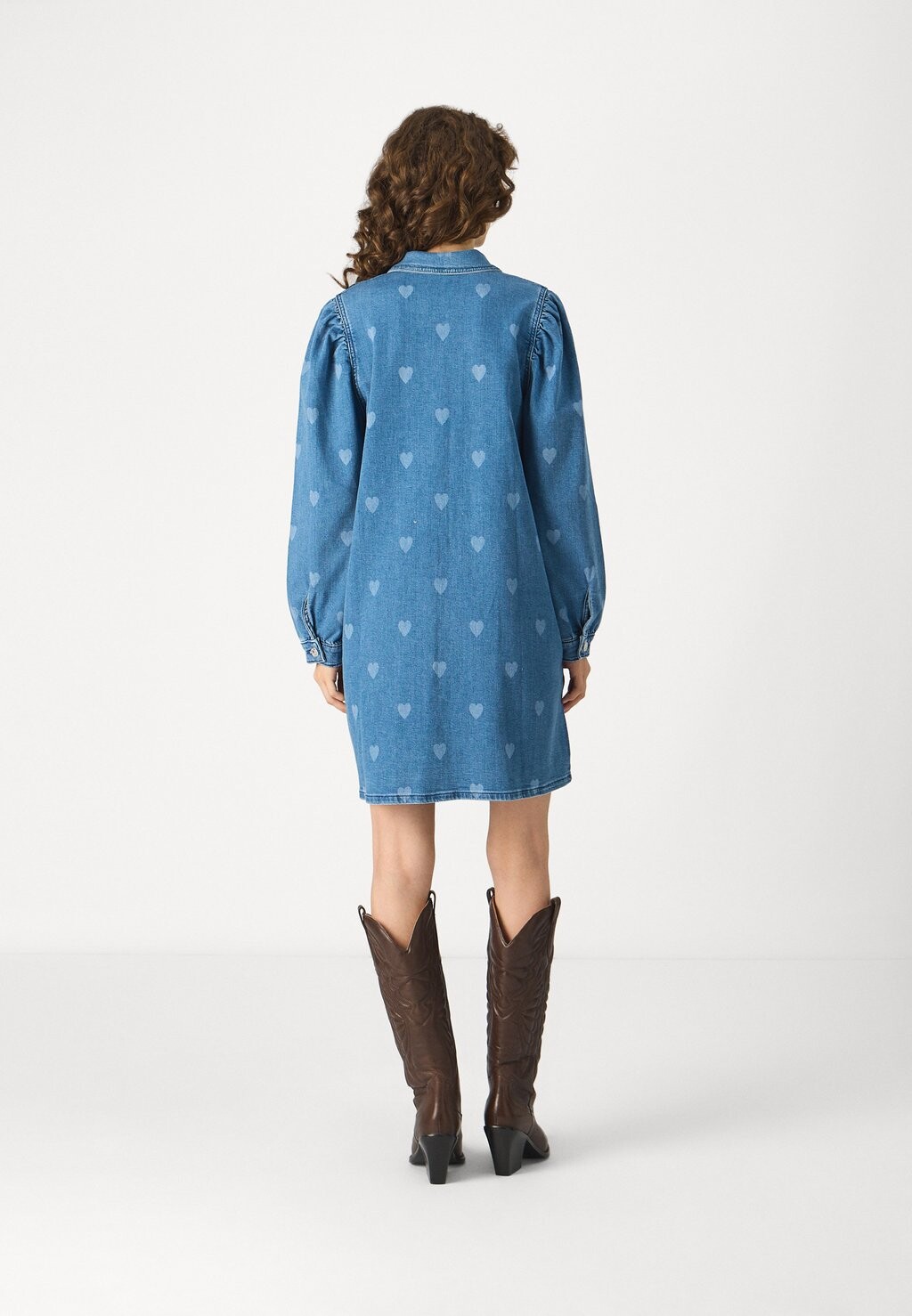 

Джинсовое платье ONLALMA HEART DRESS ONLY, синий