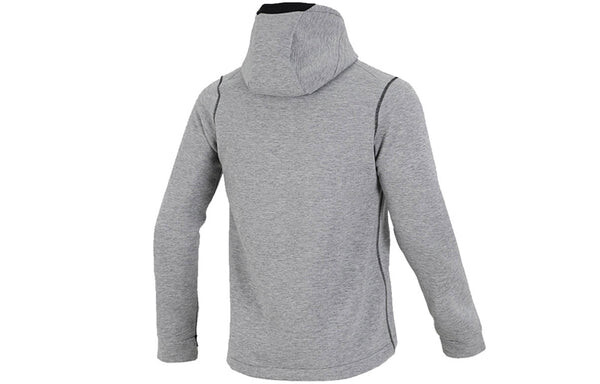 Куртка Nike Pro Therma-FIT Full-length zipper Cardigan Knit Training Hooded Jacket Gray, серый — фото 2