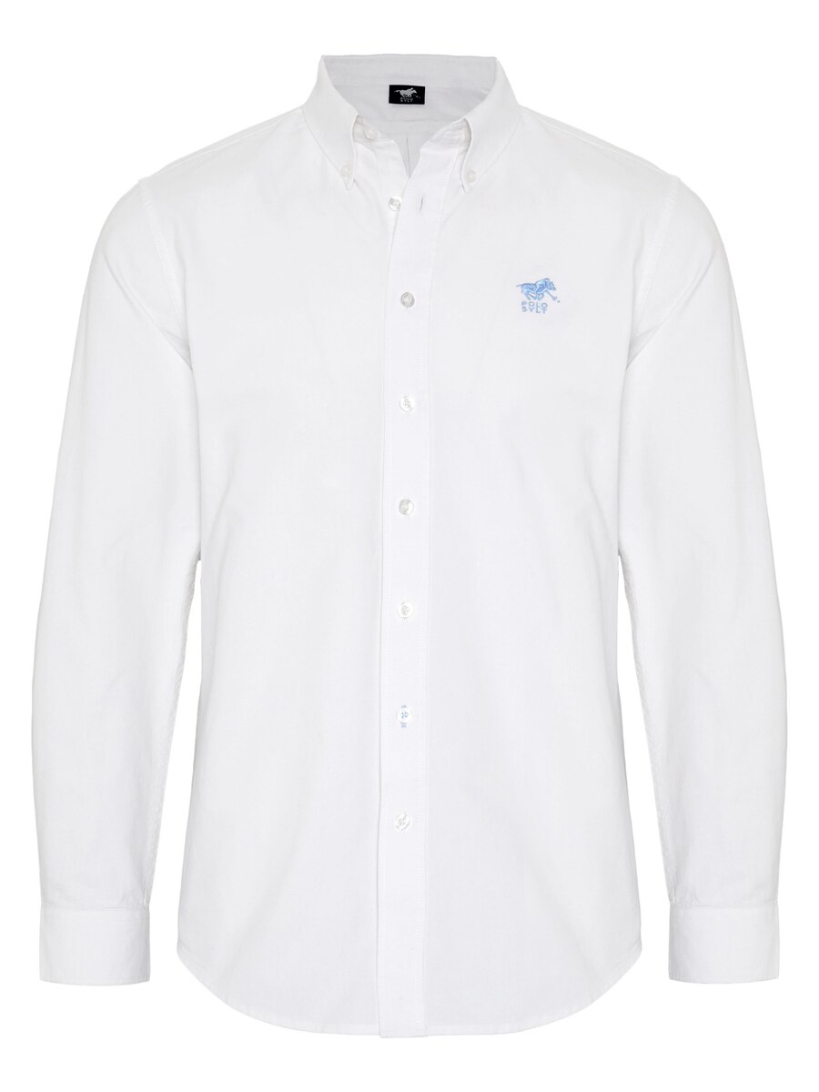 

Рубашка на пуговицах классического кроя Polo Sylt, белый