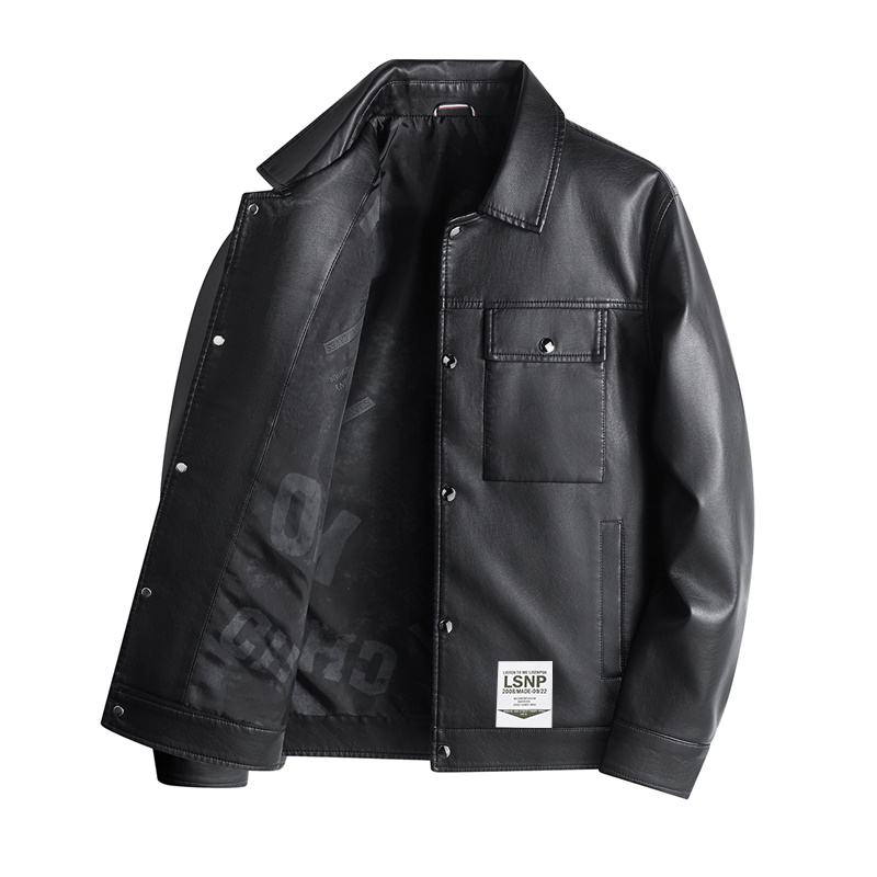 

LISENPOK Кожаная куртка Unisex Black