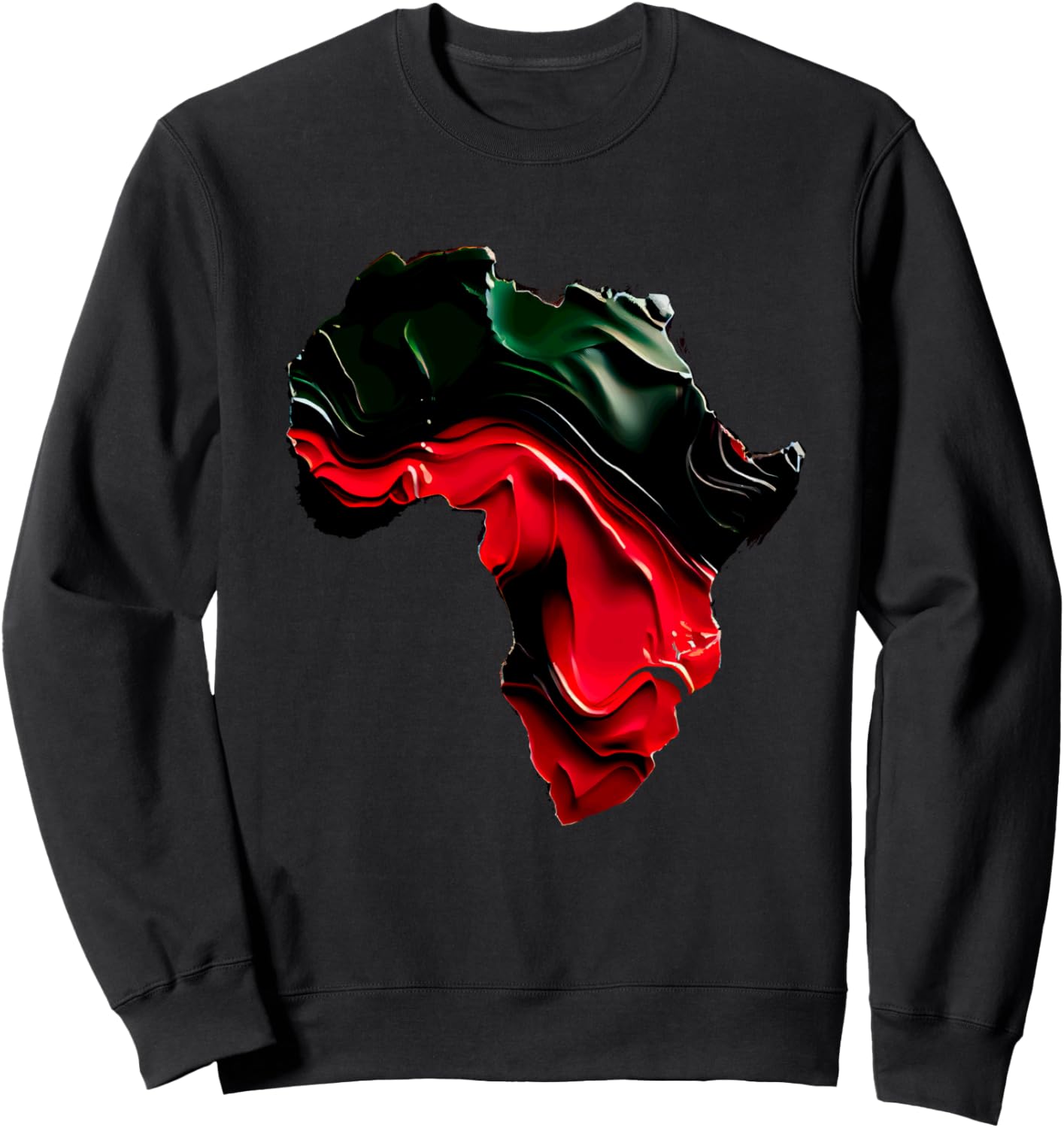 

Яркое изображение гордости за африканскую культуру. Толстовка Vibrant African Heritage Colors, черный