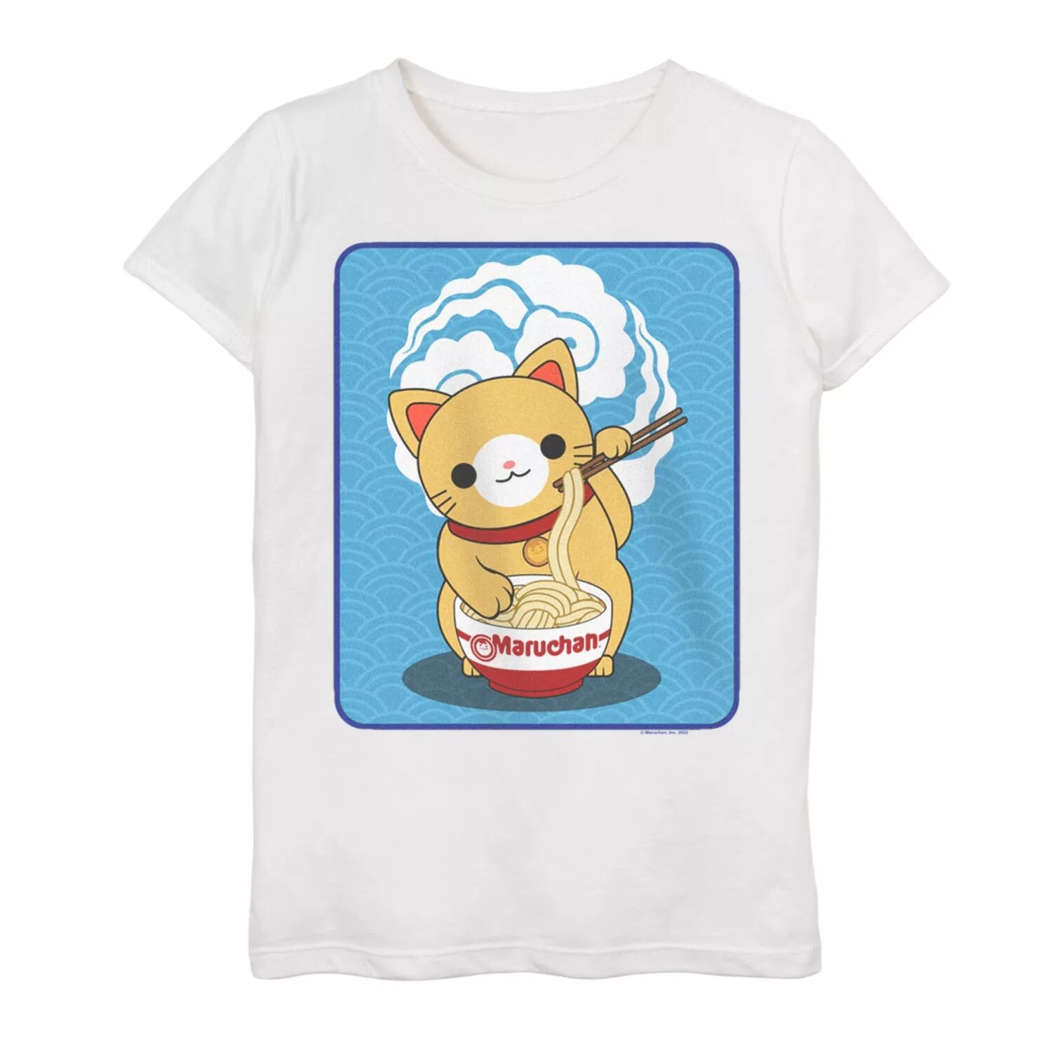 

Футболка с рисунком Maruchan Neko Kitty для девочек 7–16 лет Licensed Character