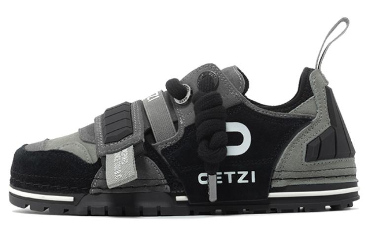 

OETZI Классические скейтерские кроссовки Unisex Series 1 низкие черно-серые, цвет Black & Gray