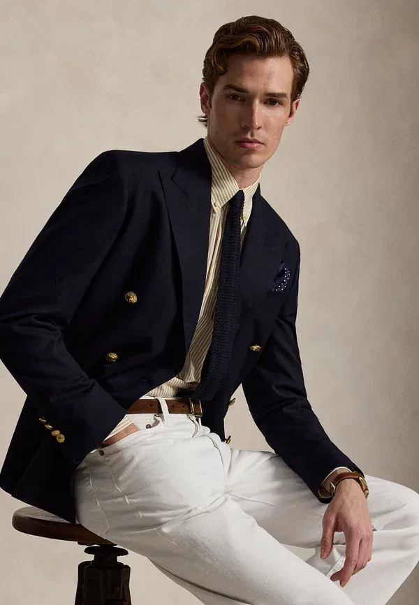 Спортивная рубашка с длинным рукавом Polo Ralph Lauren, винтажный хаки/белый — фото 4
