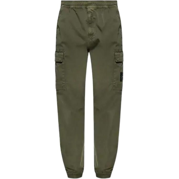 

Зеленые мужские грузовые штаны STONE ISLAND, зеленый