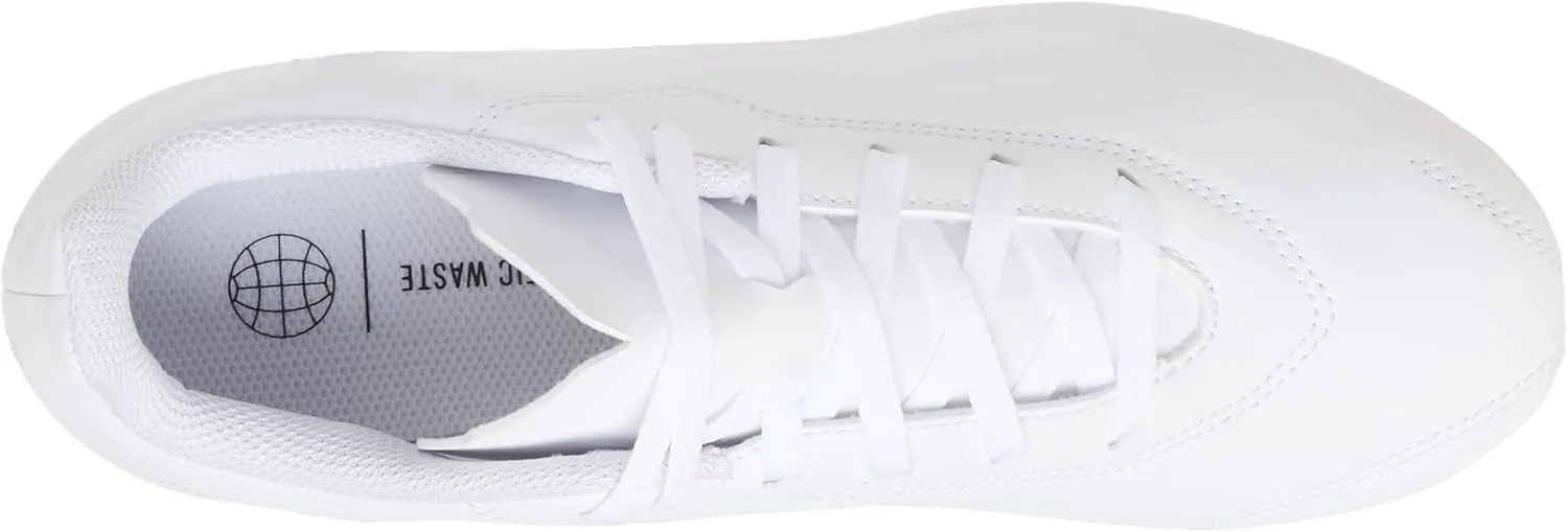 Футбольные кроссовки Adidas Unisex-Child X Speedportal.4 для детей и взрослых, гибкая подошва, белый/металлик/черный — фото 3