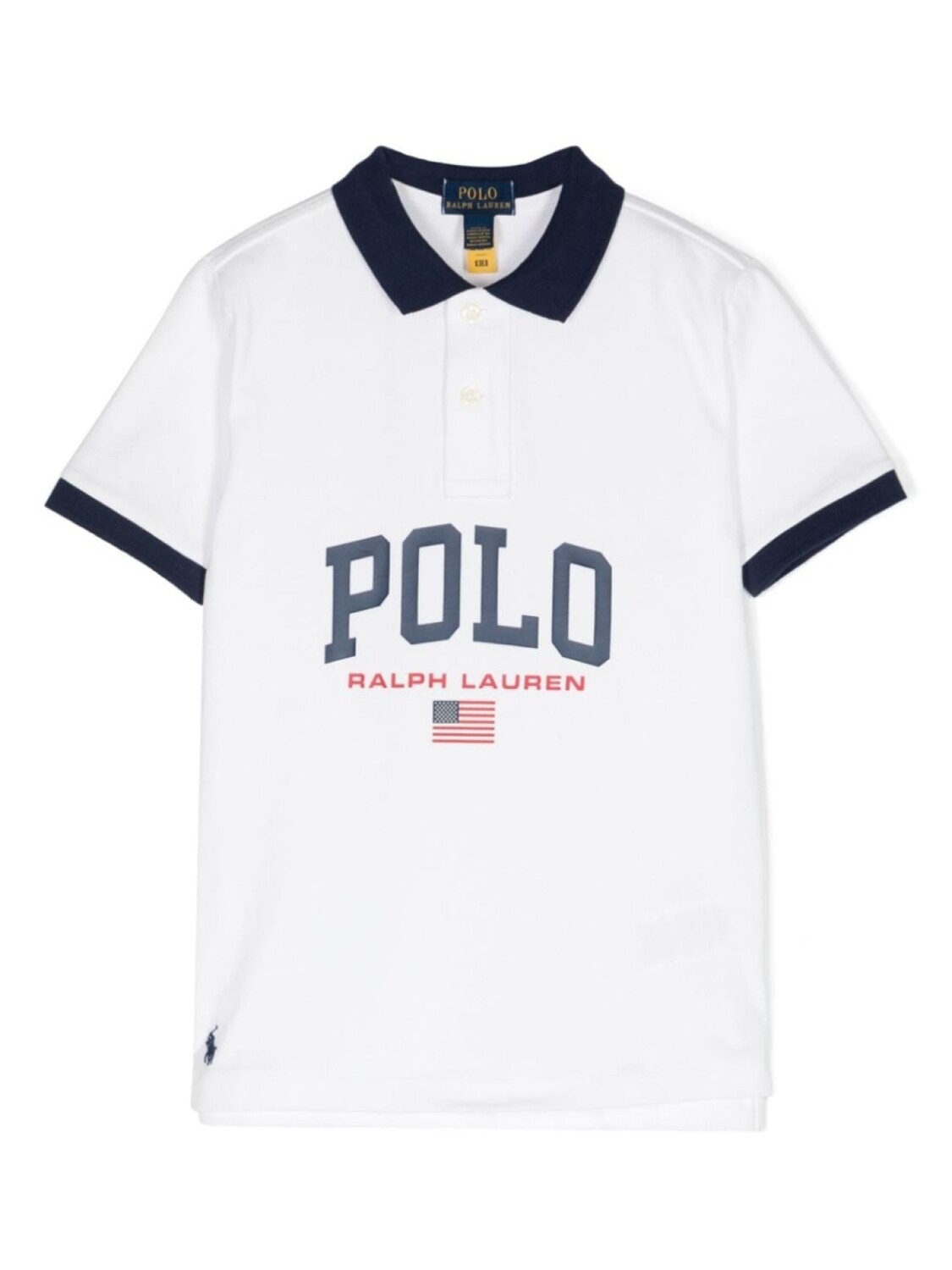 

Ralph Lauren Kids рубашка поло с логотипом Clsc, белый