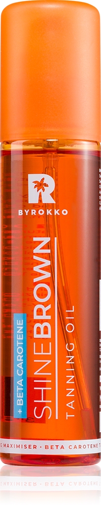 

Солнцезащитное масло с бета-каротином для блеска и коричневого цвета Byrokko, 150 мл