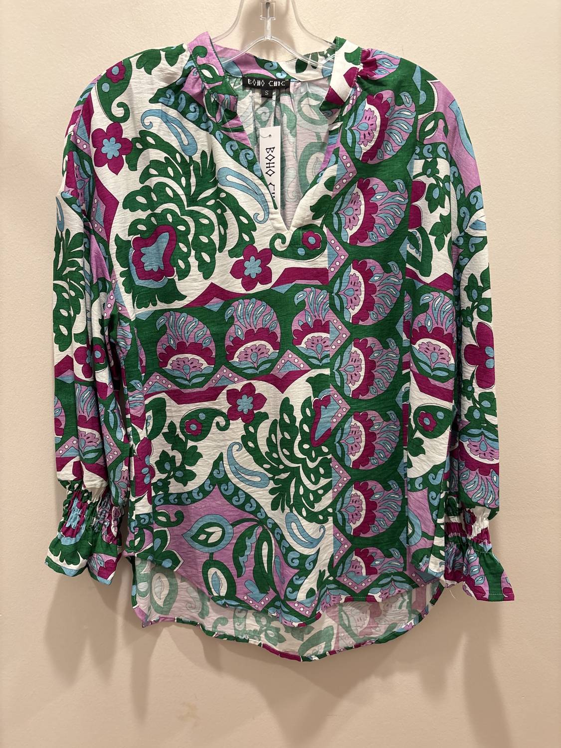 

Многослойная блузка Boho Chic, мультиколор