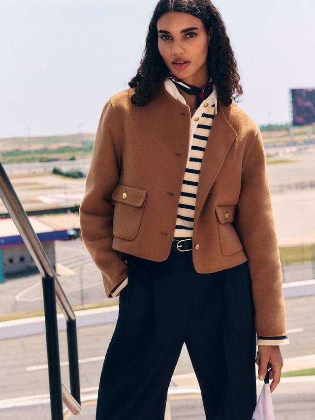 

Двусторонняя куртка из шерстяной смеси Tommy Hilfiger, Desert Khaki