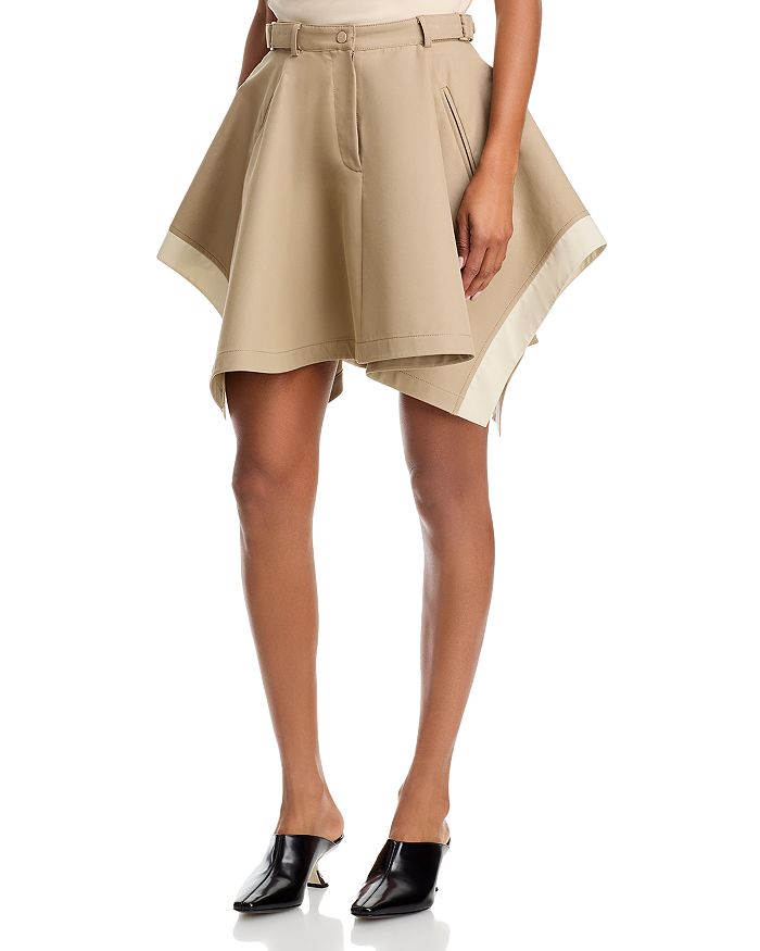 

Мини-юбка с оборками 3.1 Phillip Lim, коричневый/бежевый