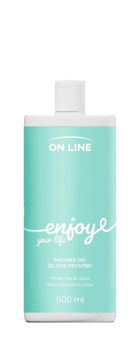 

ON LINE Emotions, Гель для душа Enjoy - белый чай и лотос, 500 мл