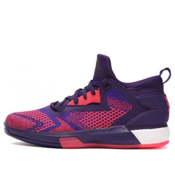 

Кроссовки d lillard 2 boost low top Adidas, фиолетовый