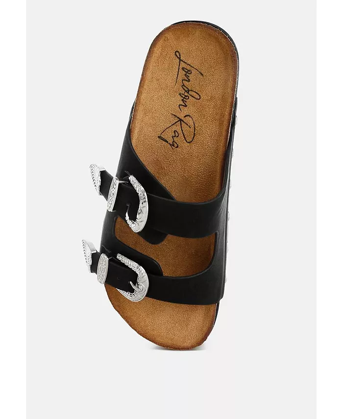 Туфли на плоской подошвеform Slip Ons для женщин London Rag, черный — фото 4