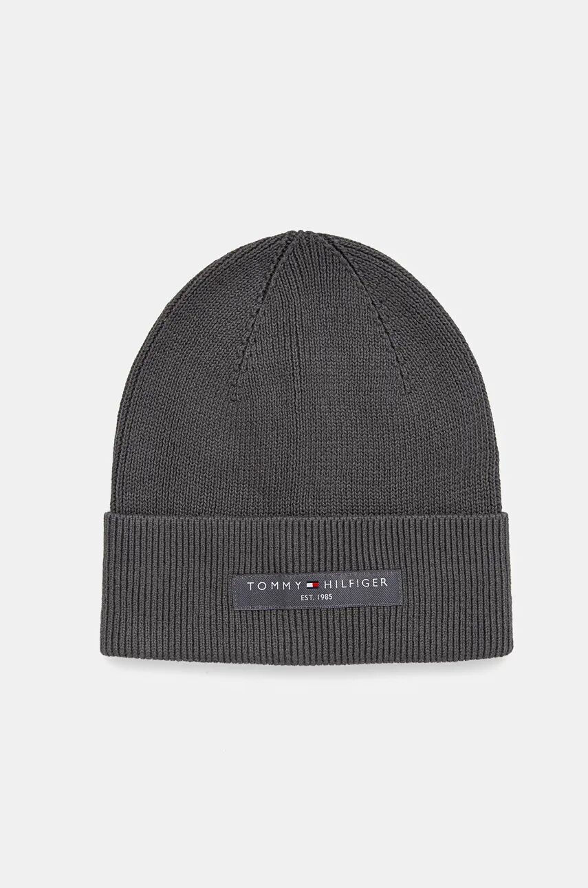 

Хлопковая кепка Tommy Hilfiger, серый