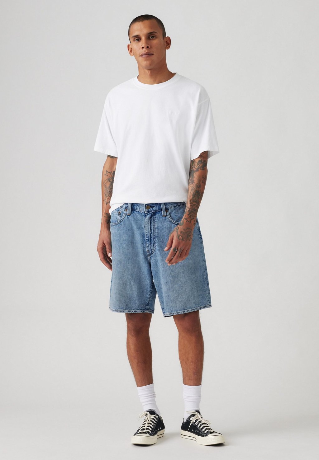 

Джинсовые шорты 468 LOOSE SHORTS UNISEX Levi's, цвет Light Jog