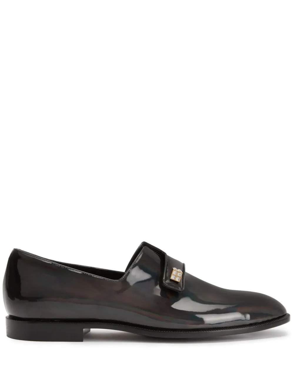 

Лакированные лоферы Marty Giuseppe Zanotti, серый