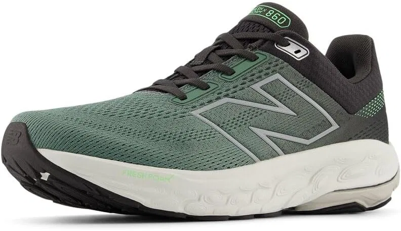 Кроссовки для бега New Balance, темно-можжевеловый/черный цемент/серый материал
