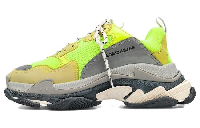 Кроссовки Balenciaga Triple S Sneaker 'Yellow' 2018, синий