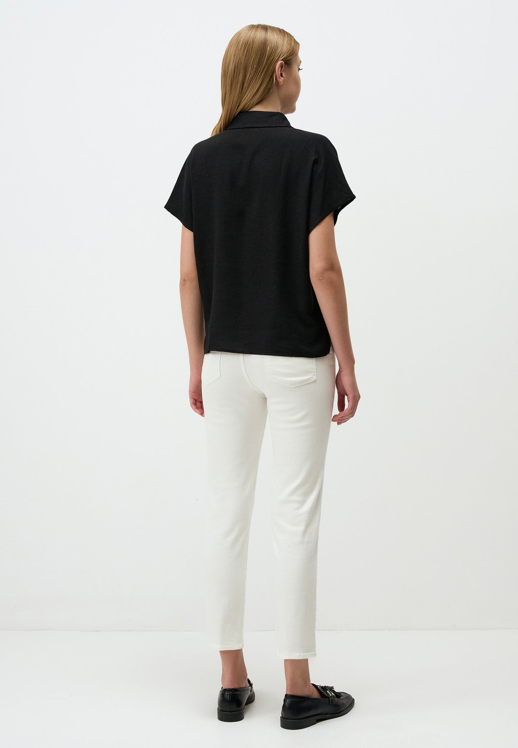

Блузка на пуговицах SHORT SLEEVE Jimmy Key, черный