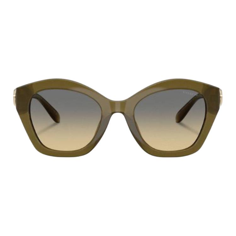 

Солнцезащитные очки с геометрической оправой COACH, зеленый